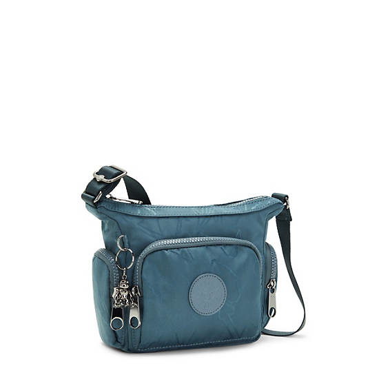 Kipling Gabbie Mini Printed Crossbody Väska Marinblå Grå | SE 2090FD